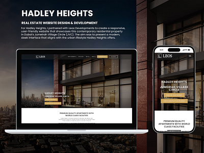 Hadley Heights - Real Estate figma illustrator landing page design photoshop real estate landing page resopnsive web deign responsive design ui ux design web design