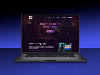 🎮 Game Stream Landing Page 🎮 animation app design branding design designer graphic design graphic designer illustration logo motion graphics ui uiux