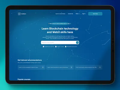 Crypto eLearning Web search functionality