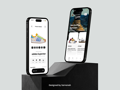 adidas mobile app adobe xd app application branding design figma graphic design illustration mobile ui