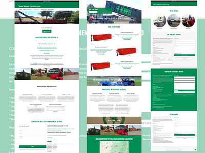 Texas Waste Control Website elementor website responsive design wordpress website