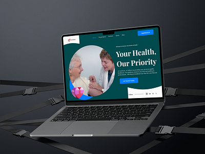 CareSync. Healthcare landing page branding design figma healthcare landing page ui user experience user inter user interface user research ux website