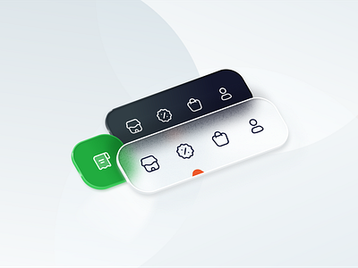 Navbar Concept using NeaIcons banding icon icon design icon pack icon set icondesign iconography icons minimal navbar navigation bar neaticons ui ui design ui kit ui ux user interface