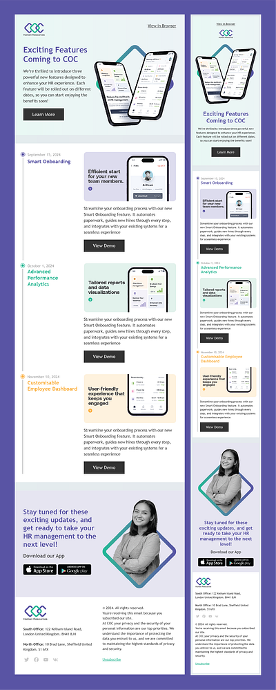COC HR Email Design app email design email design email designs email newsletter email newsletter template email template email template design email template designs hr email design tech email design update email design