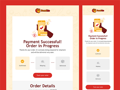 FoodCo Order invoice delivery email email design email design templates email designs email invoice design email newsletter email order process email templates food email design order process email shipping email successful email