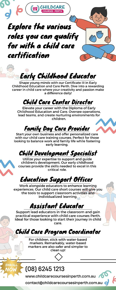 Explore the various roles you can qualify for with a child care child care short courses childcare career pathways