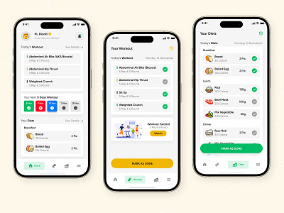 Fitness Gym - Fitness & Workout App activity app design app ui fitness fitness app gym app gym app design health health app mobile app mobile app ui training ui design uiux user interface ux design workout workout app