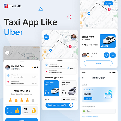 Online Taxi App 🚖 like Uber taxi taxiapp uber uidesign uiux