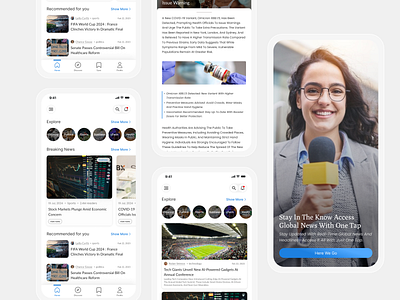 News App 🗞️ branding breakingnews dailyheadlines globalnews graphic design newsapp newsonthego realtimenews stayinformed topstories trendingnow ui yournewshub