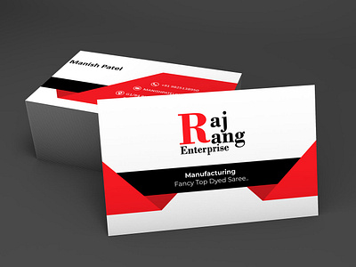 Raj Rang Business Card