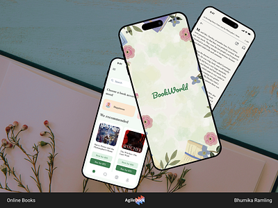Online Books App Design agiledock agiledock designs agiledock services app design design innovation digital design digital solution mobile app reading app reading experience seamless navigation tech trends ui design ui ux design ux design