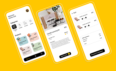 Handy - Handmade mobile app ui