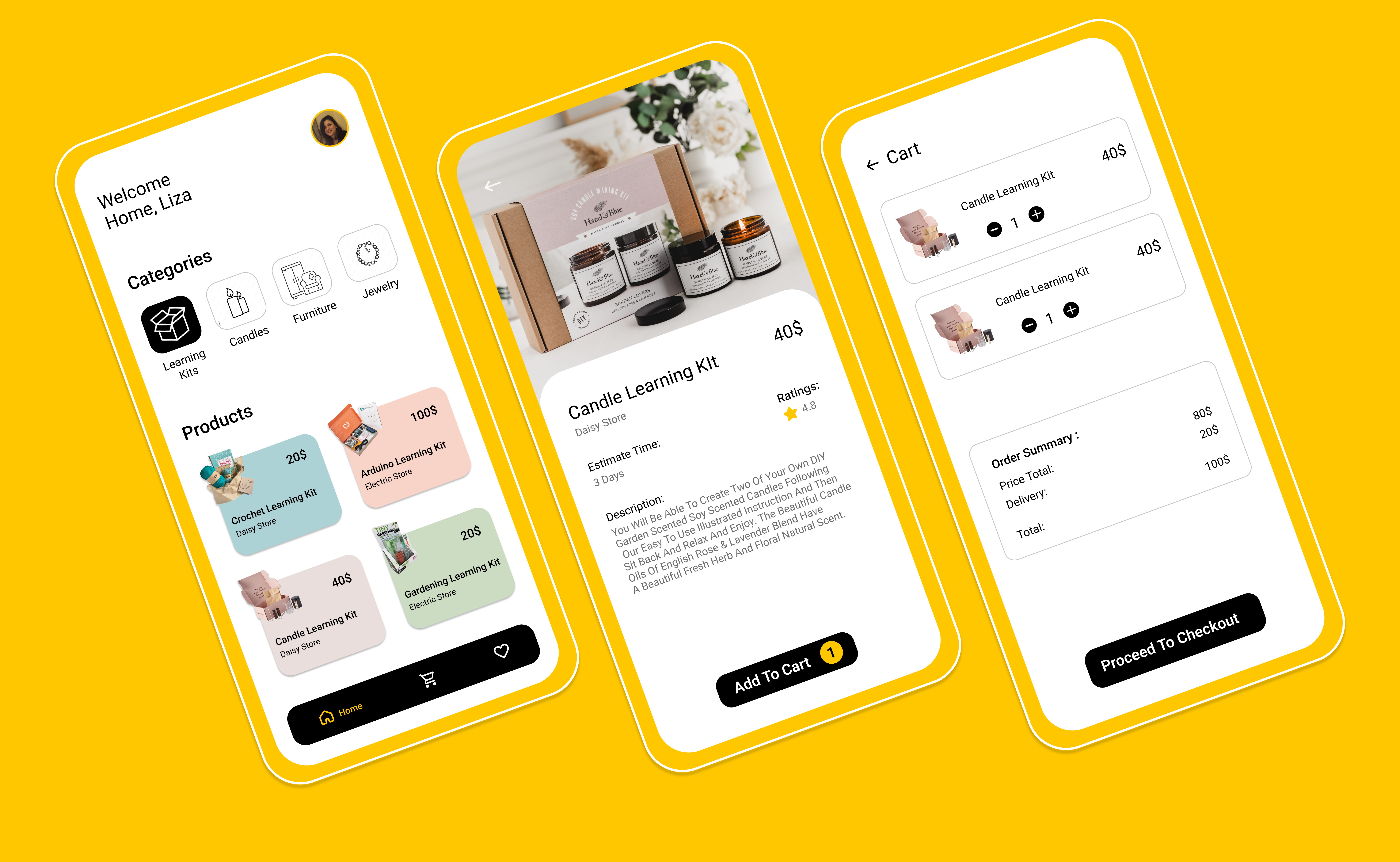 Example of Mobile App/Website Design From Scratch