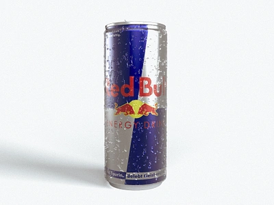 Red Bull can model and render 3d 3dmodel 3drender fusion360 keyshot