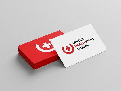 UNITED HEALTHCARE GLOBAL adobe illustrator branding design flat flat logo graphic design illustration logo logo design logo designer logo mark logodesign minimal minimal logo minimal logo designer professional designer ui