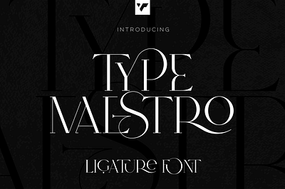 Type Maestro - serif font. Free Font creative custom font free font logo logo design logo font typeface typography