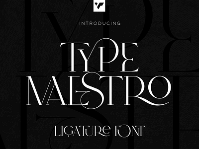 Type Maestro - serif font. Free Font creative custom font free font logo logo design logo font typeface typography