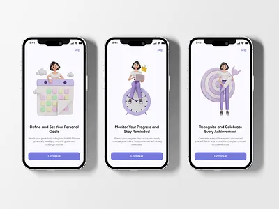 Onboarding app appdesign design figma graphic design interface interfacedesign onboarding productdesign productdesigner ui uidesign uiux uiuxdesign