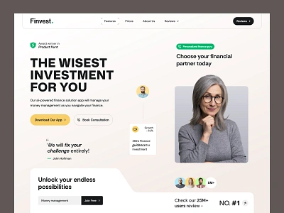 Financial Investment Website accounting credit card entrepreneur finance financetips homepage investing investment investor landing page money personalfinance security trading ui ux web web design website website design