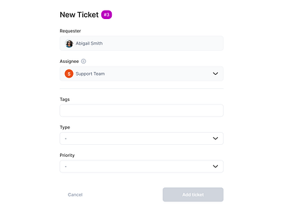 New Ticket page - Rayna UI component library design design system mobile app raynaui ui