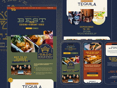 Ta Co. Restaurant Web Design custom web design custom website restaurant web design restaurant website design small business website example web design website website design