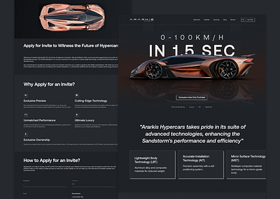 Super Car Website Design adobe xd figma graphic design ui ux web