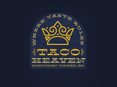 Graphic Design Badge for Ta Co Restaurant branding custom sticker graphic design sticker tshirt