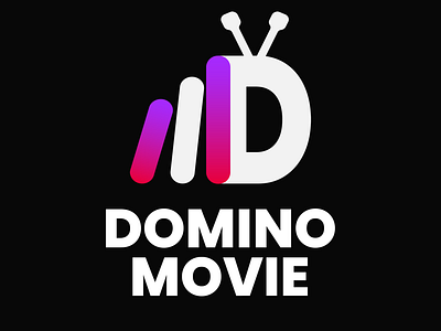 Domino Movie logo design. branding design domino domino movie logo logo design mason movie