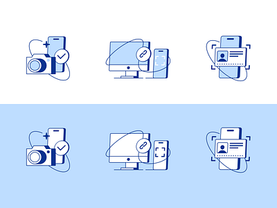 ID Scanning Product Icons Design branding design design studio digital illustration graphic design graphics icon design icon pack icon set icons illustration illustrations illustrator interface icons line icons ui icons user experience user interface ux design vector