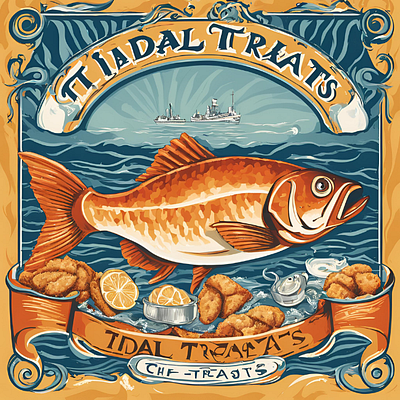 Tidal Treats Logo logo