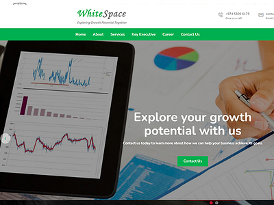 White Space 3d animation branding css graphic design html logo motion graphics php ui webdesign webdevelopment