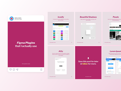 Colorful Instagram/Social Post branding canva color block colorful design illustration influencer instagram landing page logo media pink post social ui ui design ui inspiration ux design uxui vibrant