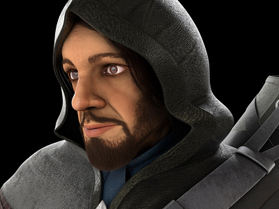 Robin Hood arnold character modeler maya substance painter xgen zbrush