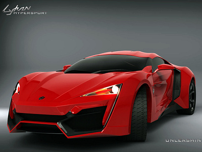 Lykan HyperSport model 3d artist 3d modeler 3ds max keyshot photoshop vray