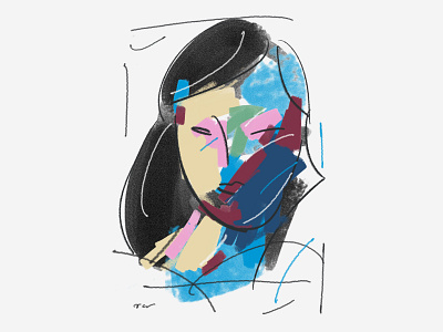 Autumn Face X art artonwall branding character clean colorful design digitalart face graphic design illustration minimal minimalism motion portrait poster