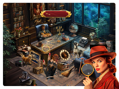 Playable Ad for Hidden Object Game - Option 1 ads ai midjourney photoshop retouch