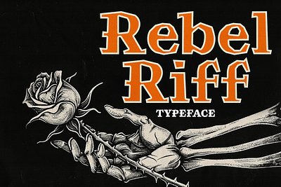 Rebel Riff – Edgy Typeface unconventional font