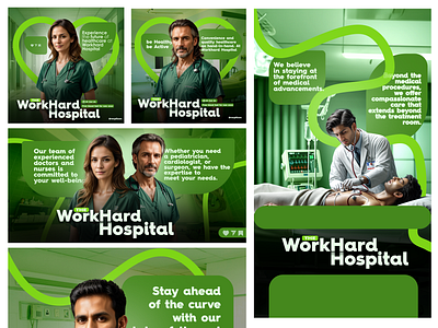 Hospital | Social Media Design | Advertisement Design advertisement advertisement design branding design graphic designer illustration instagram post design marketing marketing design soc social media social media design social media post