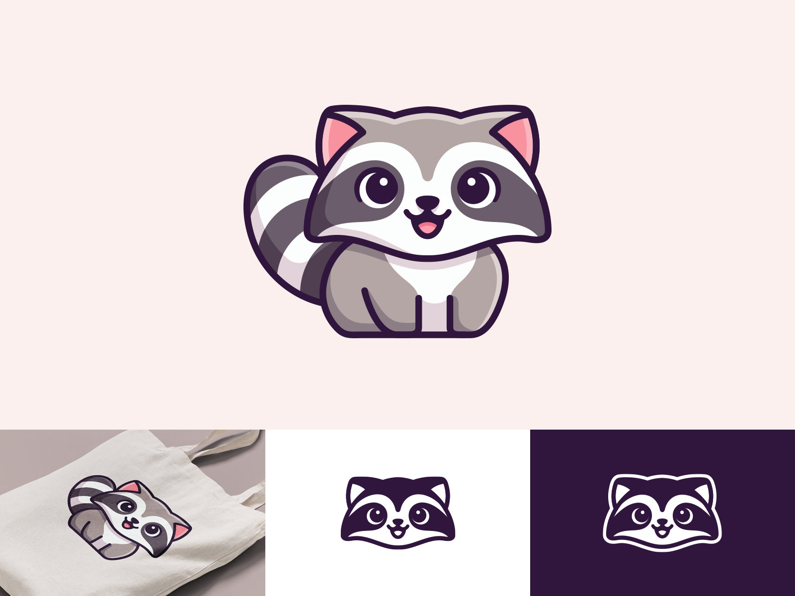 Example of Cute Raccoon