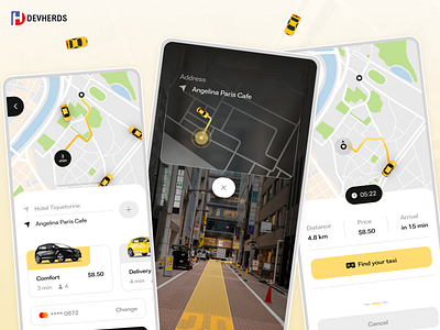 Taxi App Concept 🚖 app booking custom app taxi taxi app user interface