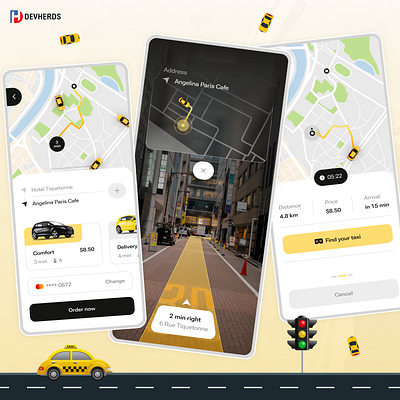 Taxi App Concept 🚖 app booking custom app taxi taxi app user interface