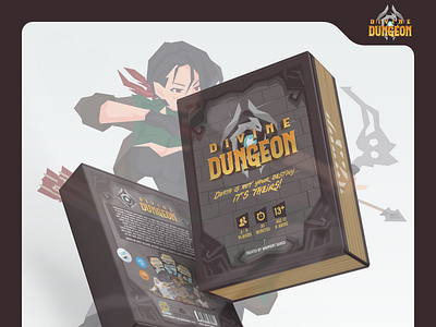 Divine Dungeon - 2021 board game card game tabletopgaming