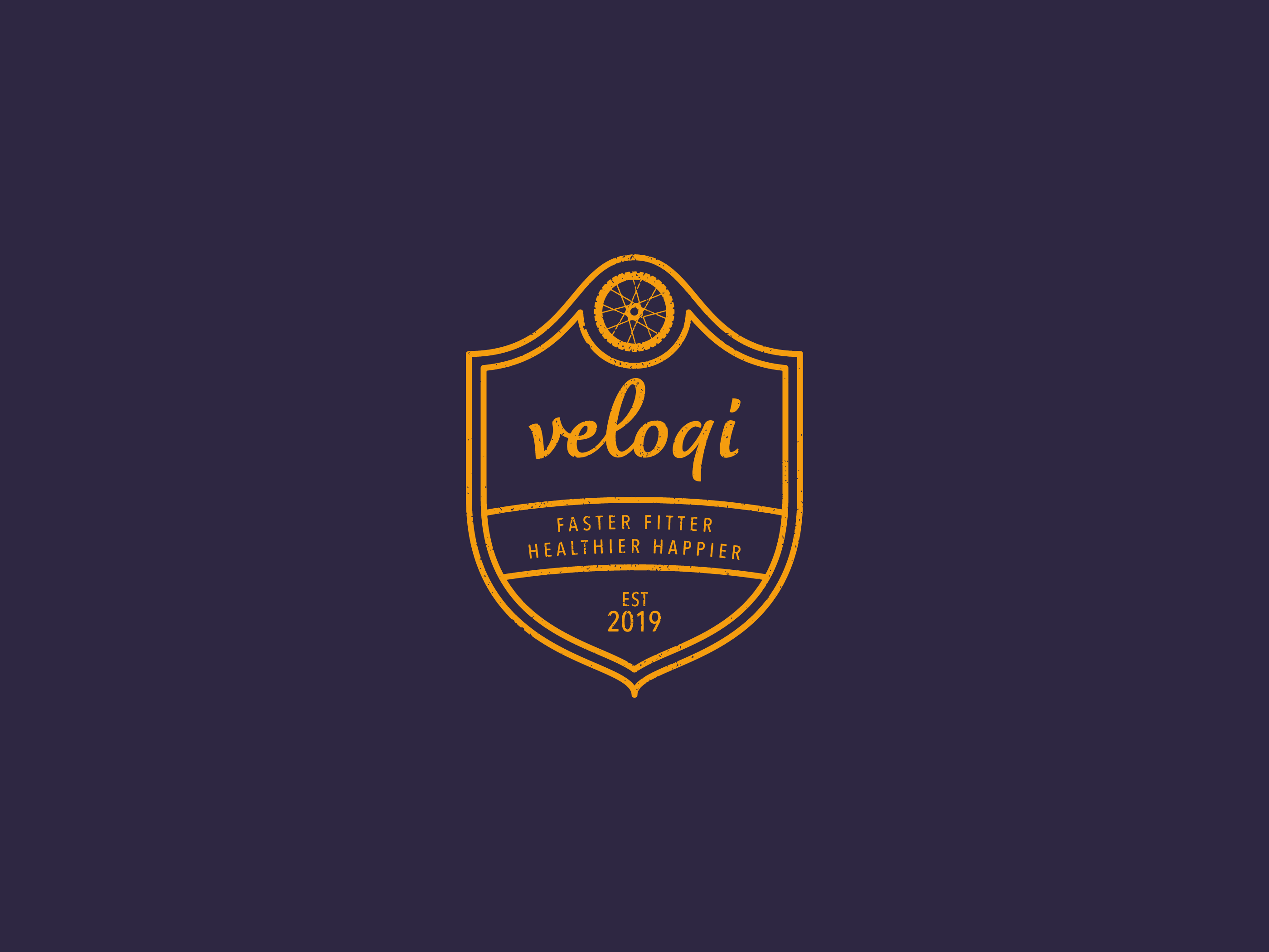 Veloqi-Cycling training branding cycling cycling logo fast fietsen logo logomark mark