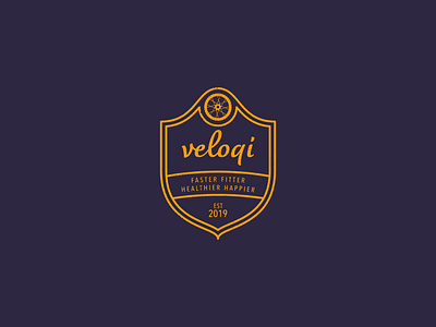 Veloqi-Cycling training branding cycling cycling logo fast fietsen logo logomark mark