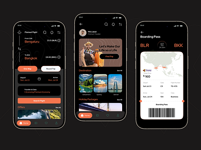 Travel Mobile App adventure booking flight hotel produ product design tourism travel agency travel app traveling uiux uiux design web web design