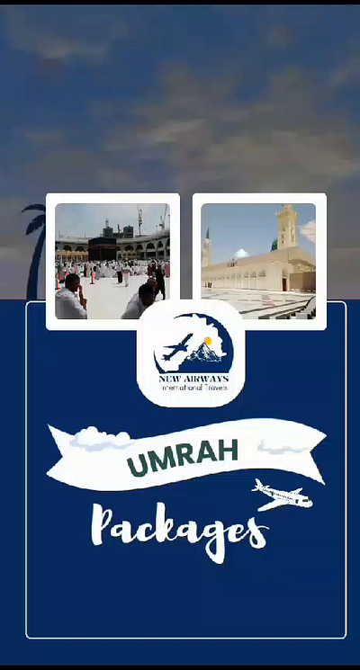 Umrah Package Reel 3d animation branding graphic design logo motion graphics ui