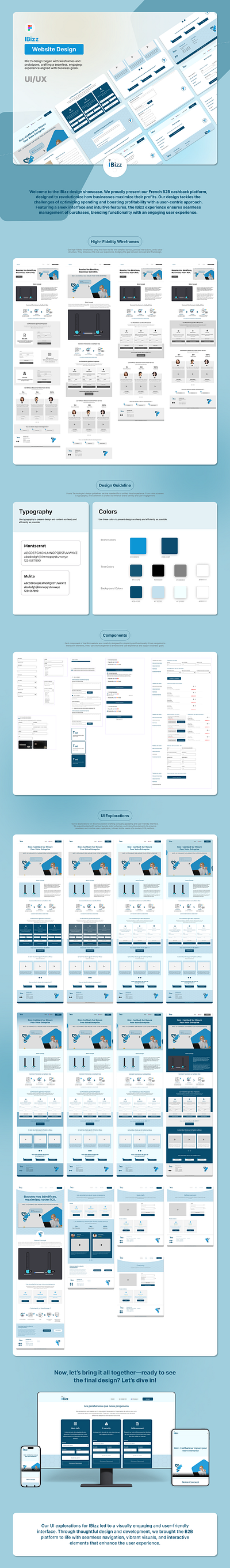 UI/UX - Website design - IBizz ui user experience user interface ux web development website design