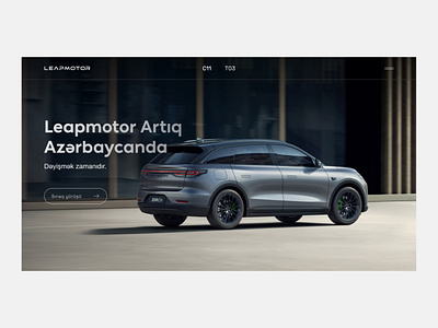 Website for local distributor of global car brand Leapmotor