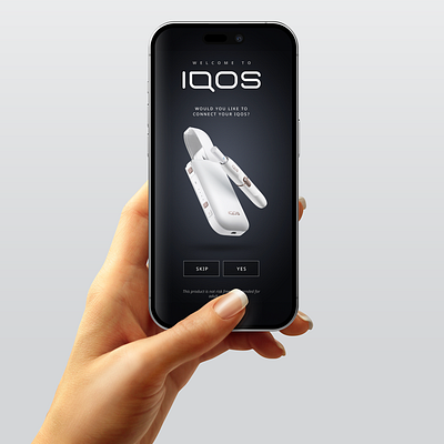 IQOS App connected consumer design device experience interactive interface ios iqos mobile product tobacco ui vape