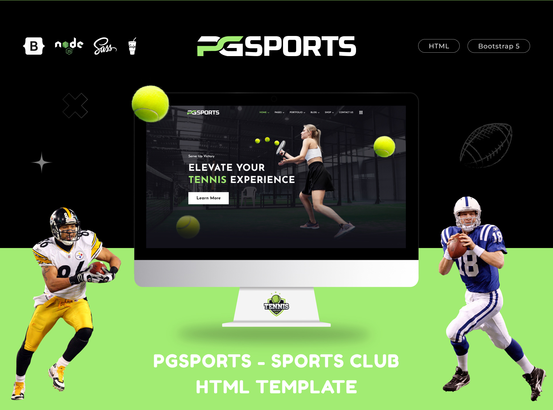 PGSports - Sports Club HTML Template baseball championship fifa fitness football league matches player rugby sport club sports sports events team tournament world cup